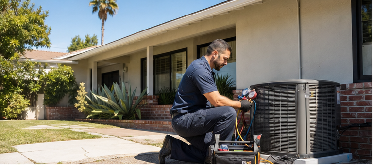 AC Repair in the San Fernando Valley field photo