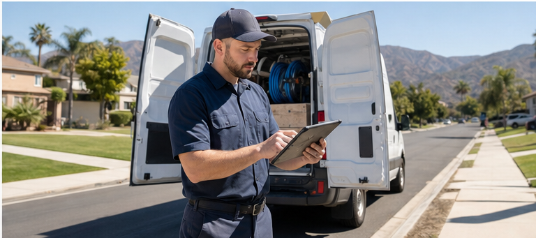 Van Nuys HVAC, Electrical, and Plumbing field photo